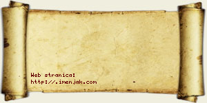 Hana Trišović vizit kartica